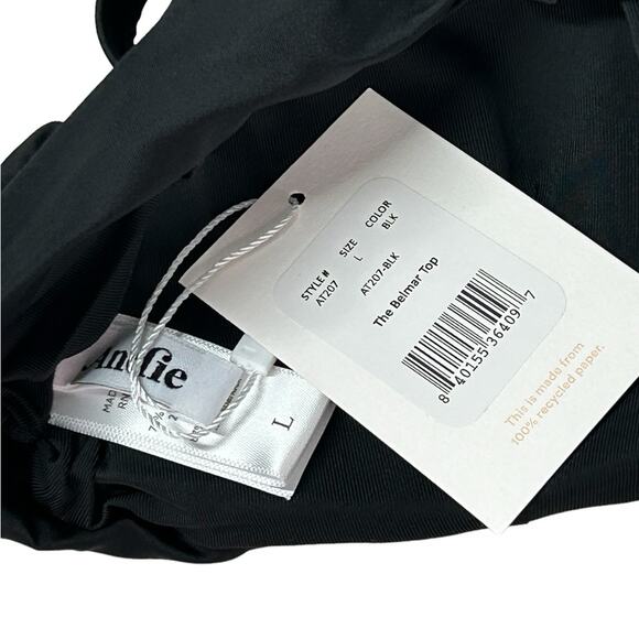 Andie Swim The Belmar Top in Black NWT Size Medium - Picture 8 of 10